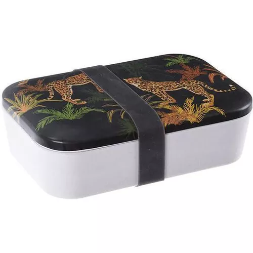 купить Контейнер для хранения пищи Excellent Houseware 47017 Ланч-бокс 19x13x5.5cm Leopard в Кишинёве 