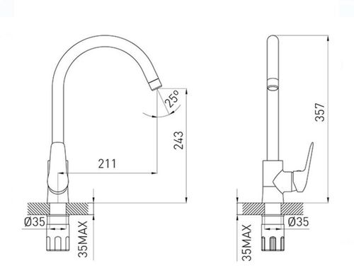 cumpără Bateria bucătărie Ferro MARENA BMN4 în Chișinău 