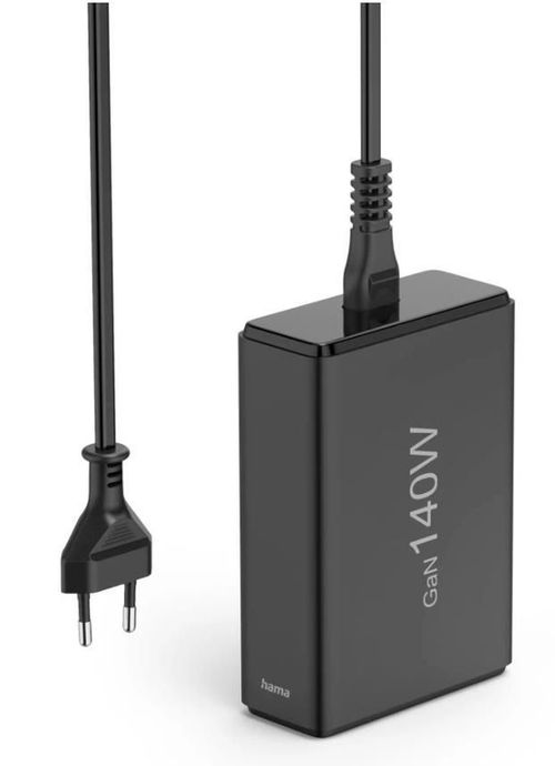 купить Зарядное устройство сетевое Hama 201978 5-Port USB Charging GaN 3xUSB-C 2xUSB-A PD 140W в Кишинёве 