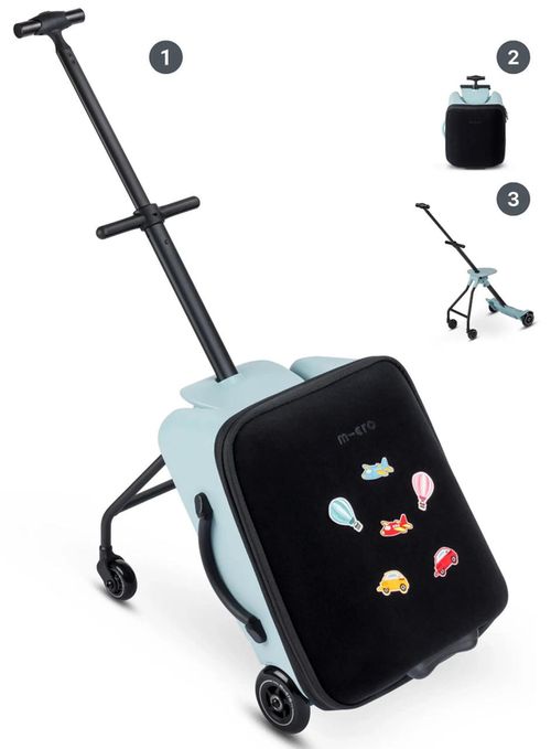 cumpără Valiză Micro ML0046 Troller Ride On Luggage Eazy Frosty Blue Limited Edition în Chișinău 