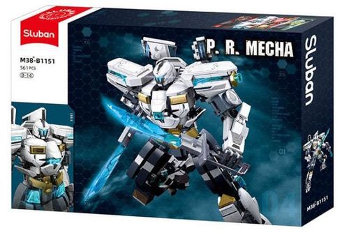 купить Конструктор Sluban B1151 Набор для строительства робота - Ледяной страж, 561 деталь в Кишинёве 