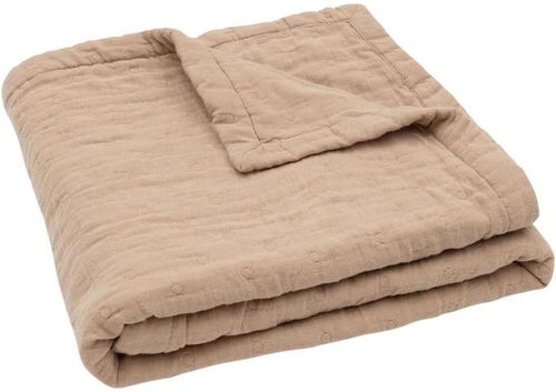 купить Детское постельное белье Jollein 521-511-68089 Paturica din muselina Jacquard Biscuit, 75x100cm в Кишинёве 