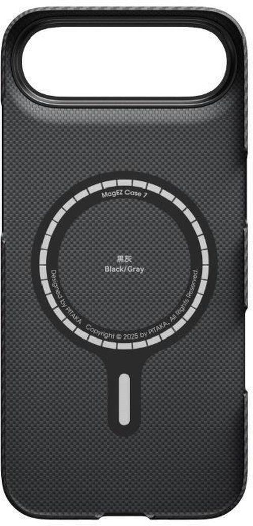 cumpără Husă pentru smartphone Pitaka Ultra-Slim Case for iPhone 17 Air Black/Grey (KI1701BA) în Chișinău 