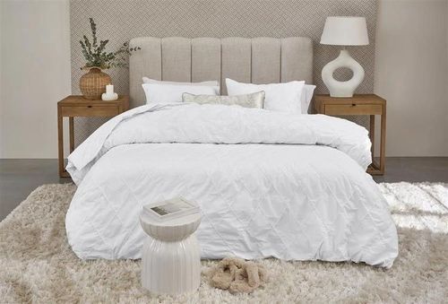 купить Постельное белье Riviera Maison 330243 Elegance 140x200/220 White в Кишинёве 