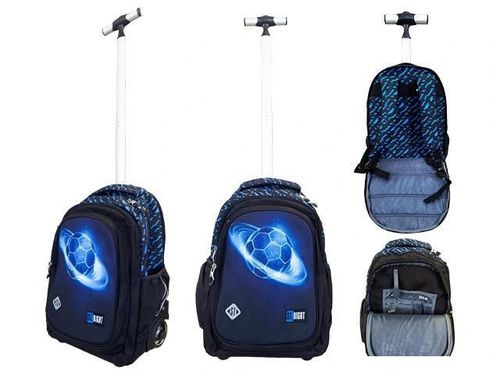 купить Детский рюкзак St.RIGHT 57913 Ghiozdan-troller Cosmic Soccer, 32x25x44cm в Кишинёве 