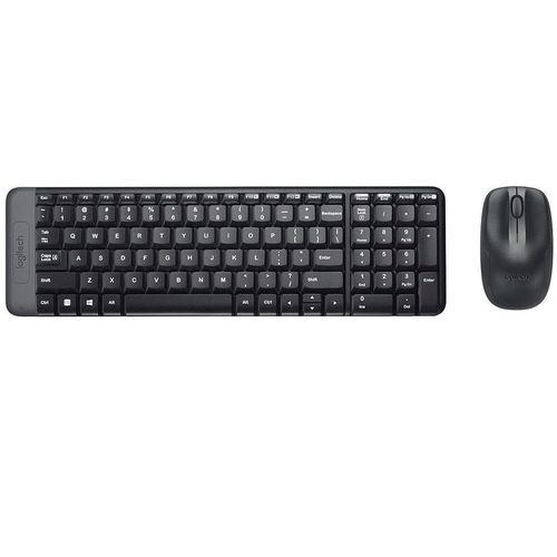 cumpără Tastatura+mouse Logitech MK220 Black Wireless Desktop USB, Keyboard + Mouse, 920-003169 (set fara fir tastatura+mouse/беспроводной комплект клавиатура+мышь) în Chișinău 