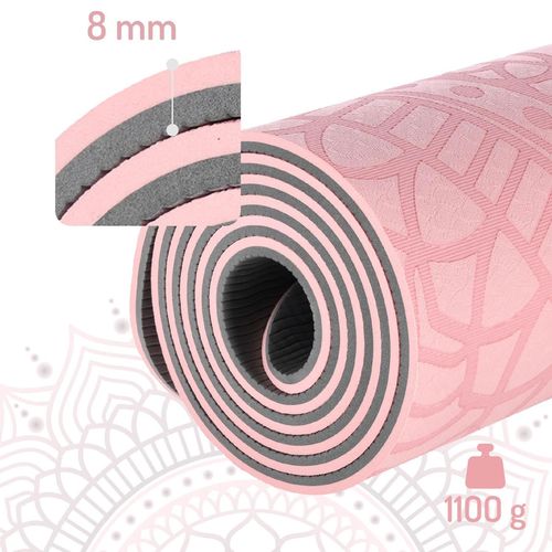 cumpără Echipament pentru yoga HMS YM10 Abisal Yoga Mat TPE (Light Pink) în Chișinău 