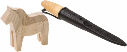 купить Нож походный MoraKniv Set cutit Mora 120 + Cheval En Bois 14041 в Кишинёве 
