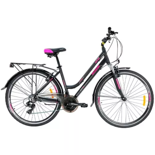 купить Велосипед Crosser CITY 700C 28" *18" Black/Pink 700C-2054-21-18 в Кишинёве 