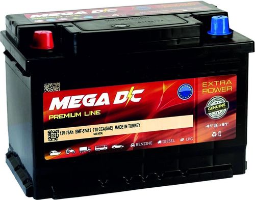 купить Автомобильный аккумулятор Mega DC MEGA 60 AH 540A (240x175x189) в Кишинёве 