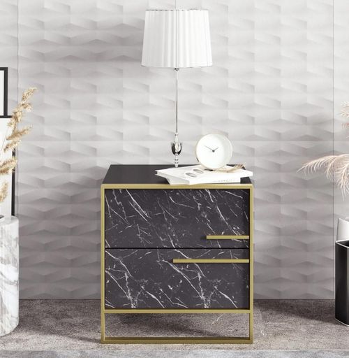 купить Тумбочка Trendy Polka, AurNegru, 50x52x39cm в Кишинёве 