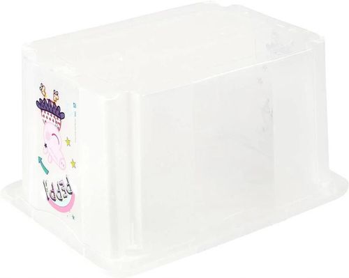 cumpără Cutie depozitare Keeeper Peppa Pig Transparent (12236001) 15L для игрушек în Chișinău 