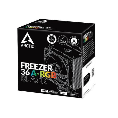 cumpără Cooler procesor Arctic Freezer 36 A-RGB (Black) for AMD&Intel, Intel LGA1851/LGA1700, AMD AM4/AM5, 2 x FAN P12 PWM PST A-RGB 120mm, 200-2000rpm PWM, Fluid Dynamic Bearing, ACFRE00124A în Chișinău 