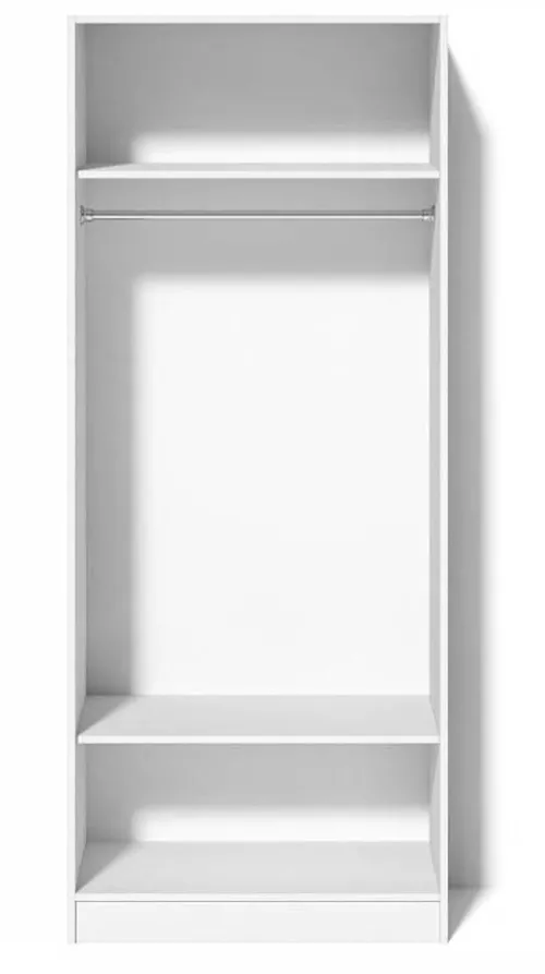 купить Шкаф Fabrik Home Hardy 2 двери (белый глянец/ МДФ) в Кишинёве 