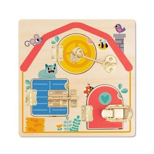 купить Развивающая доска Tooky Toy TH985 Busyboard LATCHES, 60604 в Кишинёве 