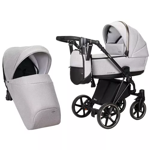 cumpără Сărucior pentru copii Angelina Carucior 2in1 Enigma Premium Light Grey EP-22 în Chișinău 