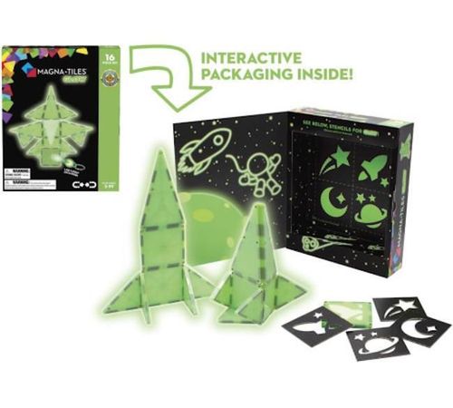 купить Конструктор miscellaneous 18816 Magna-Tiles Glow set 16pcs в Кишинёве 