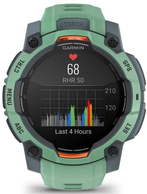 купить Смарт часы Garmin Instinct 3, 45 mm, Amoled, Neotropic with Neotropic Band (010-02936-01) в Кишинёве 