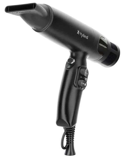 купить Фен Gamma Plus Hybrid negru/roz в Кишинёве 