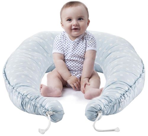 cumpără Cocon pentru bebelusi BabyJem 525 Saltea reductor 5 in 1 BabyNest Cushion Albastra cu buline în Chișinău 