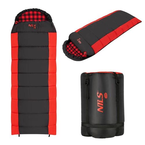 cumpără Sac de dormit Nils NC2003 Black-Red în Chișinău 