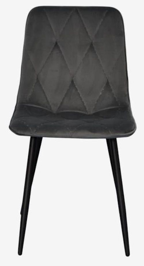 купить Комплект стол и стулья Evelin di Costacurta стол DT-402-3B + 4 стула YTC-080B, BLU-14 Dark grey в Кишинёве 