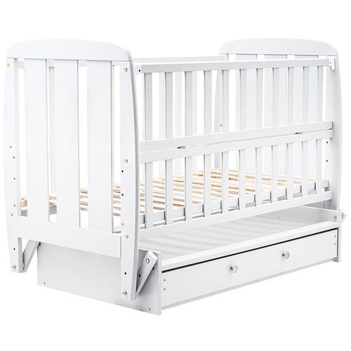 купить Кроватка Дубик-М Sharik Sertar Maiatnik(Шухляда) White в Кишинёве 