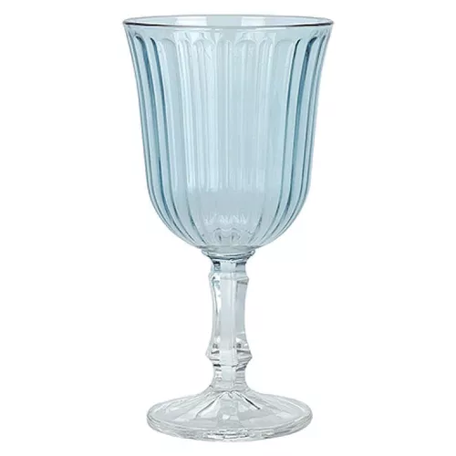 cumpără Veselă pentru băuturi Promstore 50865 Pocal pentru bauturi Stripe 240ml, albastru în Chișinău 