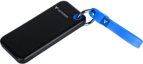 купить Накопители SSD внешние Verbatim VER_32283 M.2 512GB Pocket USB 3.2 Gen 2, Black/Blue в Кишинёве 