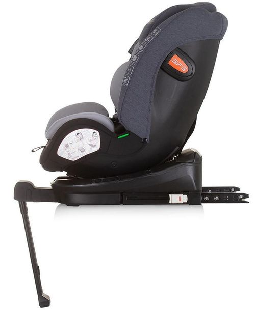 cumpără Scaun auto Chipolino STKTRN02403GY I-Size 40-150cm Isofix 360 Tourino Grey Mix în Chișinău 