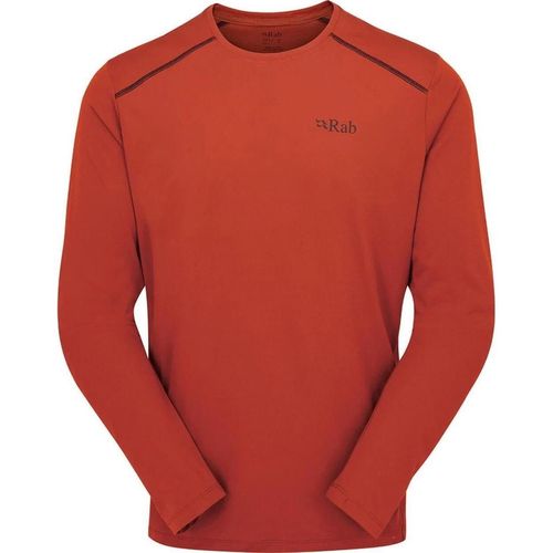 купить Одежда для спорта Rab Tricou barbati Force LS Tee Tuscan Red XL (QBL-07-TRD-XLG) в Кишинёве 
