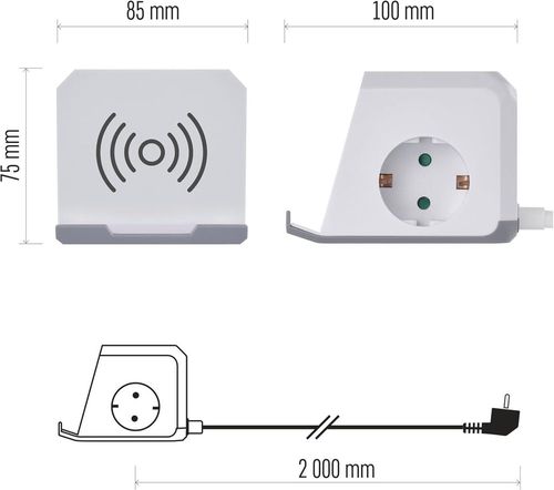 купить Удлинитель электрический Emos P0222CQ в Кишинёве 