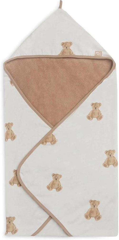 купить Аксессуар для купания Jollein 534-836-66095 Prosop cu gluga Teddy Bear GOTS, 75x75cm в Кишинёве 