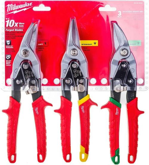 купить Ручной инструмент Milwaukee 48224533 Set foarfece pu tabla 3buc. в Кишинёве 