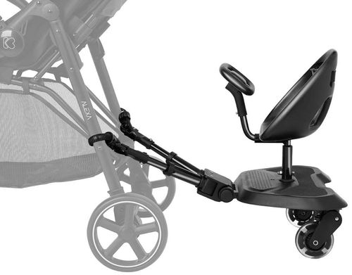 купить Аксессуар для колясок Kikka Boo 31001090002 Подножка c сиденьем к коляске Ally XL Black в Кишинёве 