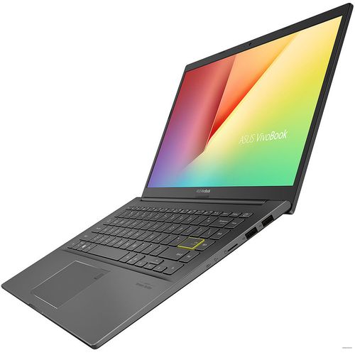 купить Ноутбук 14 ASUS VivoBook K413EA Black, Metal Case, Intel i3-1115G4 3.0-4.1Ghz/8GB DDR4/SSD 256GB/Intel UHD Graphics/WiFi 6 802.11ax/BT5.0/USB Type C/HDMI/HD WebCam/Illuminated Keyb./14" FHD LED-backlit NanoEdge Anti-glare (1920x1080)/No OS K413EA-EK1765 в Кишинёве 