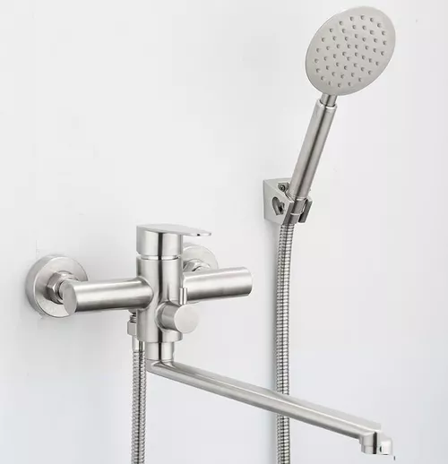 купить Смеситель для ванны Frap F 2248 (cada git lung) INOX (4270) в Кишинёве 