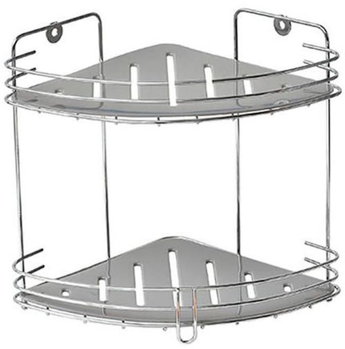 купить Полка для ванной Tendance 49862 2 уровня 20x20x30cm металл в Кишинёве 