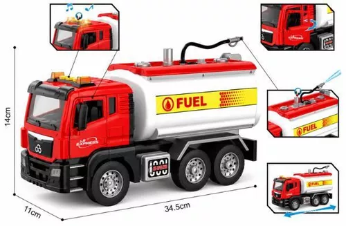 cumpără Mașină Wenyi WY1123A 1:10 Cisternă Oil Tanker cu fricțiune (lumini/sunete) în Chișinău 