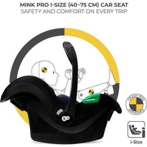 купить Детская коляска KinderKraft KSMOOV02BLK0000 Moov 3in1 Pure Air Black в Кишинёве 