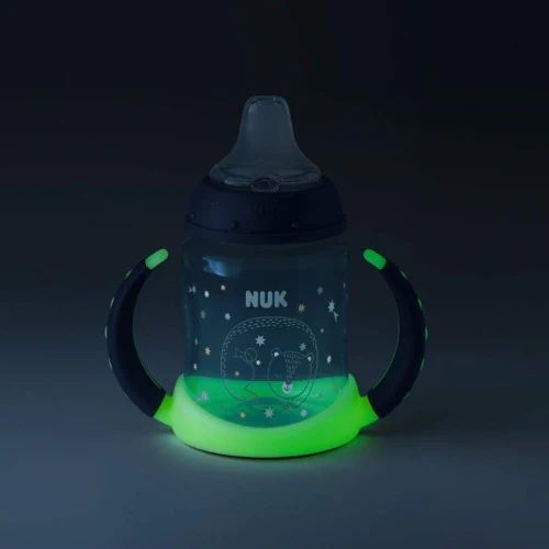Бутылочка NUK FC Learner Bottle Night с ручками и силиконовым носиком 150 мл (6-18 мес) 