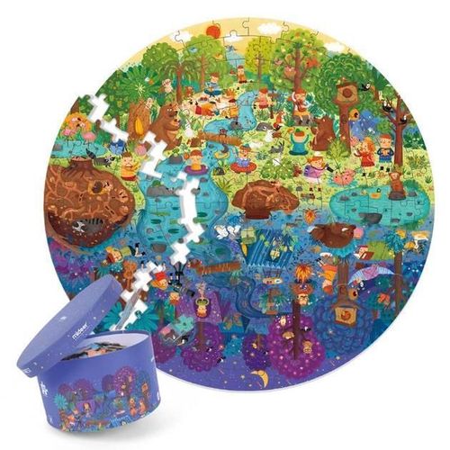 cumpără Puzzle Mideer MD3075 Puzzle rotund O zi în pădure, 150 elem. în Chișinău 