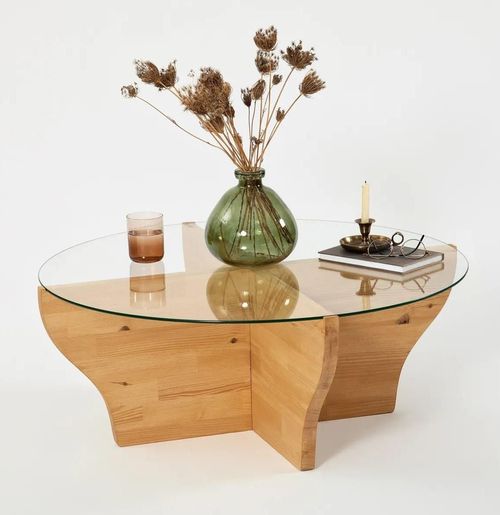 купить Журнальный столик Trendy Amphora, Тик в Кишинёве 