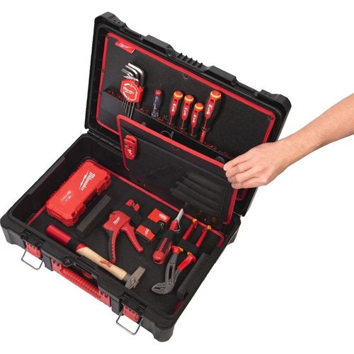 купить Набор ручных инструментов Milwaukee 4932499466 Set 62 piese packout pentru electricieni в Кишинёве 