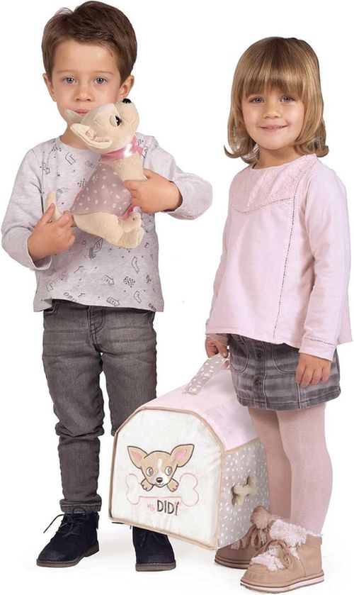 cumpără Păpușă DeCuevas 86143 Моя первая коляска для собаки и собака чихуахуа DIDI 2021 - 56 cm în Chișinău 