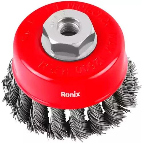 cumpără Set de tubulare, bite, duze Ronix RH-9942 Perie de sârmă, împletitură conică, 75mm M14 în Chișinău 