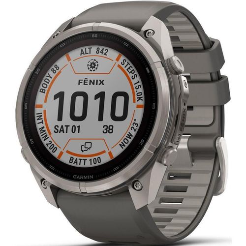 cumpără Ceas inteligent Garmin Fenix 9 Pro, 51mm, Solar, inReach,Ti, PblGy/SlvrGyBnd (010-04339-01) în Chișinău 