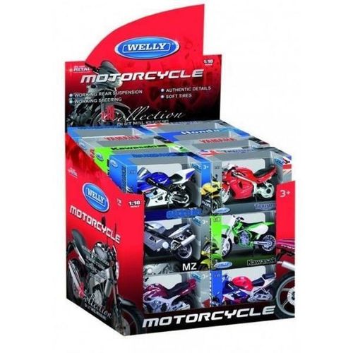 cumpără Mașină Welly 19660-24PWD(25A) Motociclete metalice de Colecție 1:18, 6 modele în Chișinău 