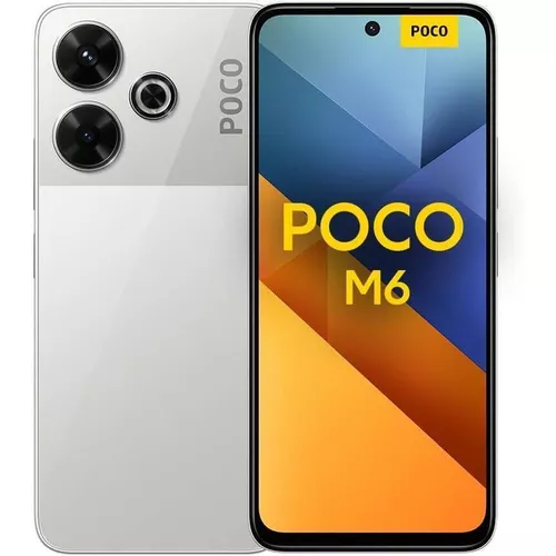 купить Смартфон Xiaomi POCO M6 8/256 Silver в Кишинёве 