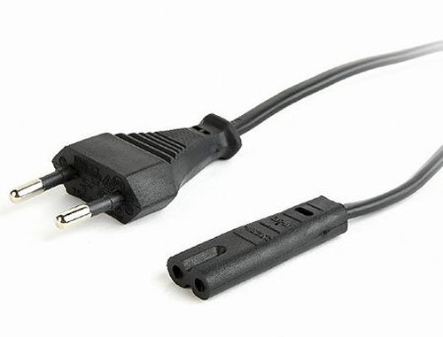 купить Gembird PC-184-VDE power cord with VDE approval, 1.8m, EU 2 pin input plug (cablu alimentare/кабель питания) в Кишинёве 